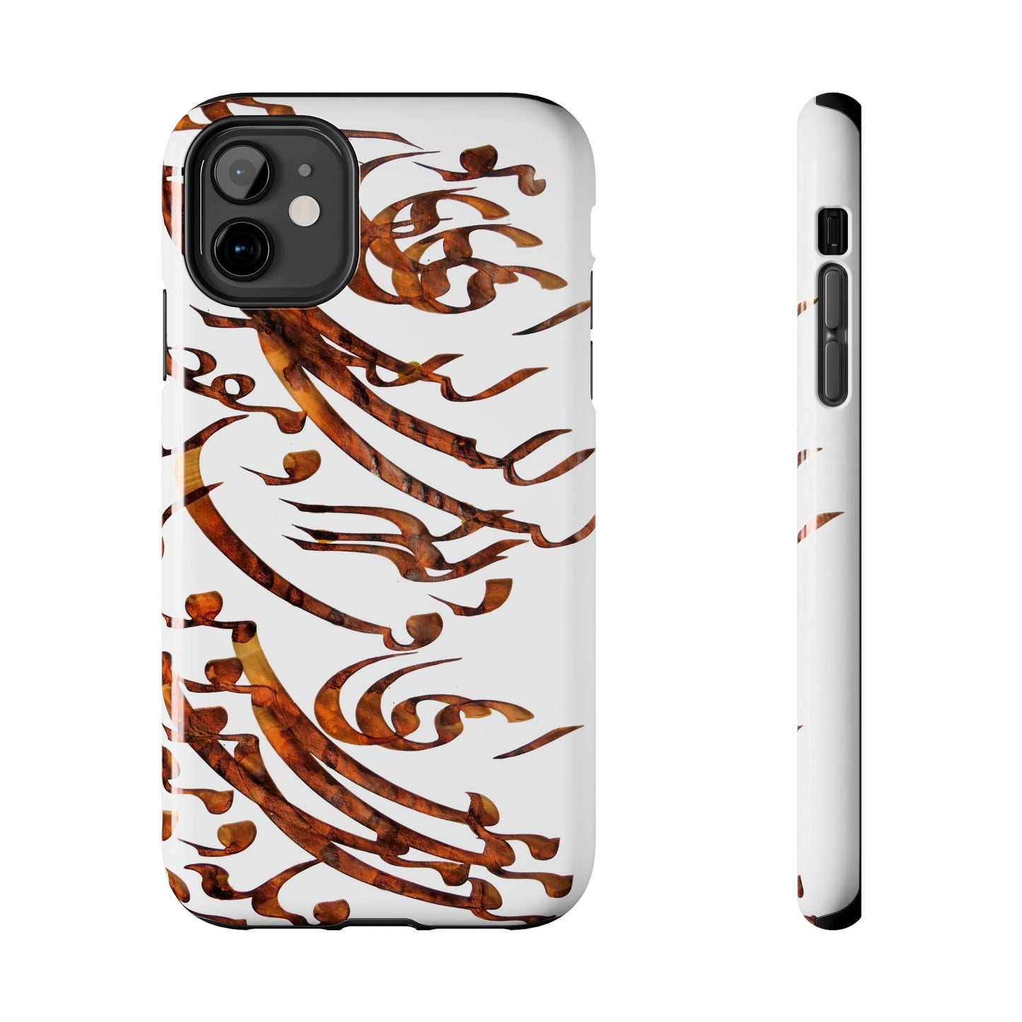 Persian calligraphy design phone case, model C-T-8, elegant style, protective cover.