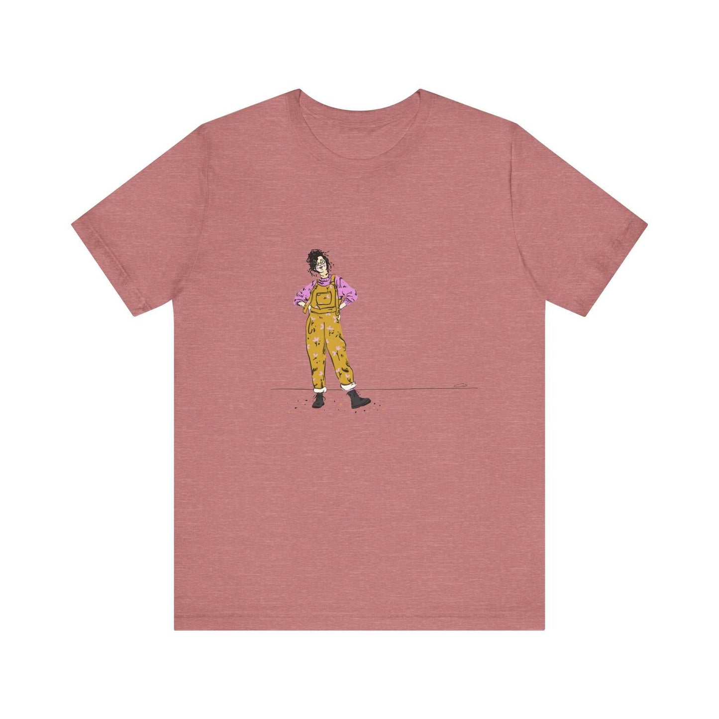 Unisex jersey short sleeve tee with a graphic design by Dorsa Amraee in soft cotton fabric.