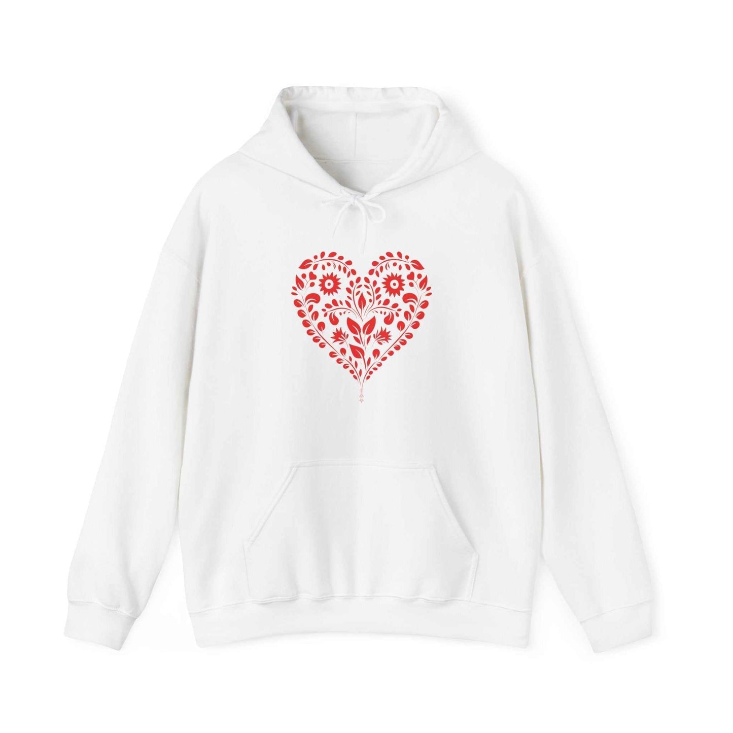 Valentine's Day gift hoodie with heart design, perfect for wives and girlfriends.