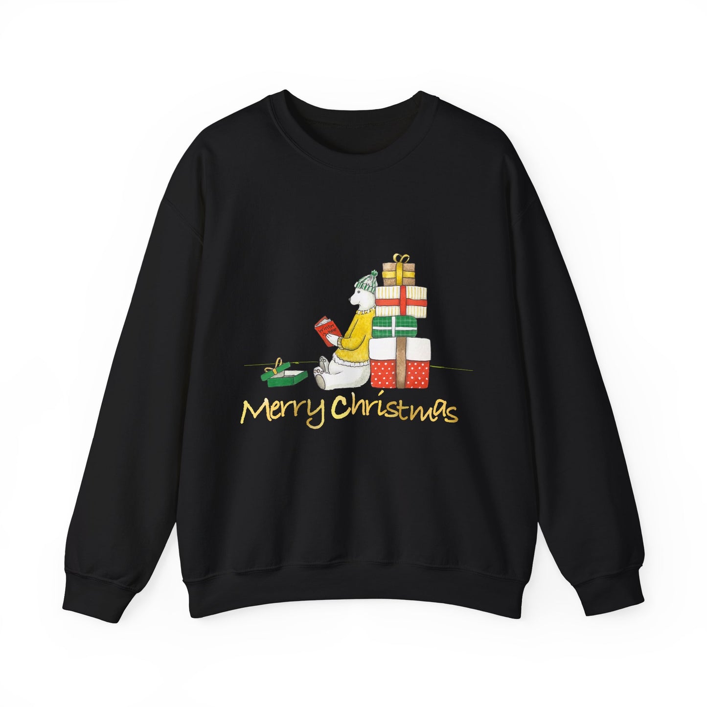 Cute Bear Christmas Sweatshirt, Christmas Lover Gift, Funny Gifts For Her, Perfect Sweater, Men Sweater, Trendy Xmas Gift For Women's.