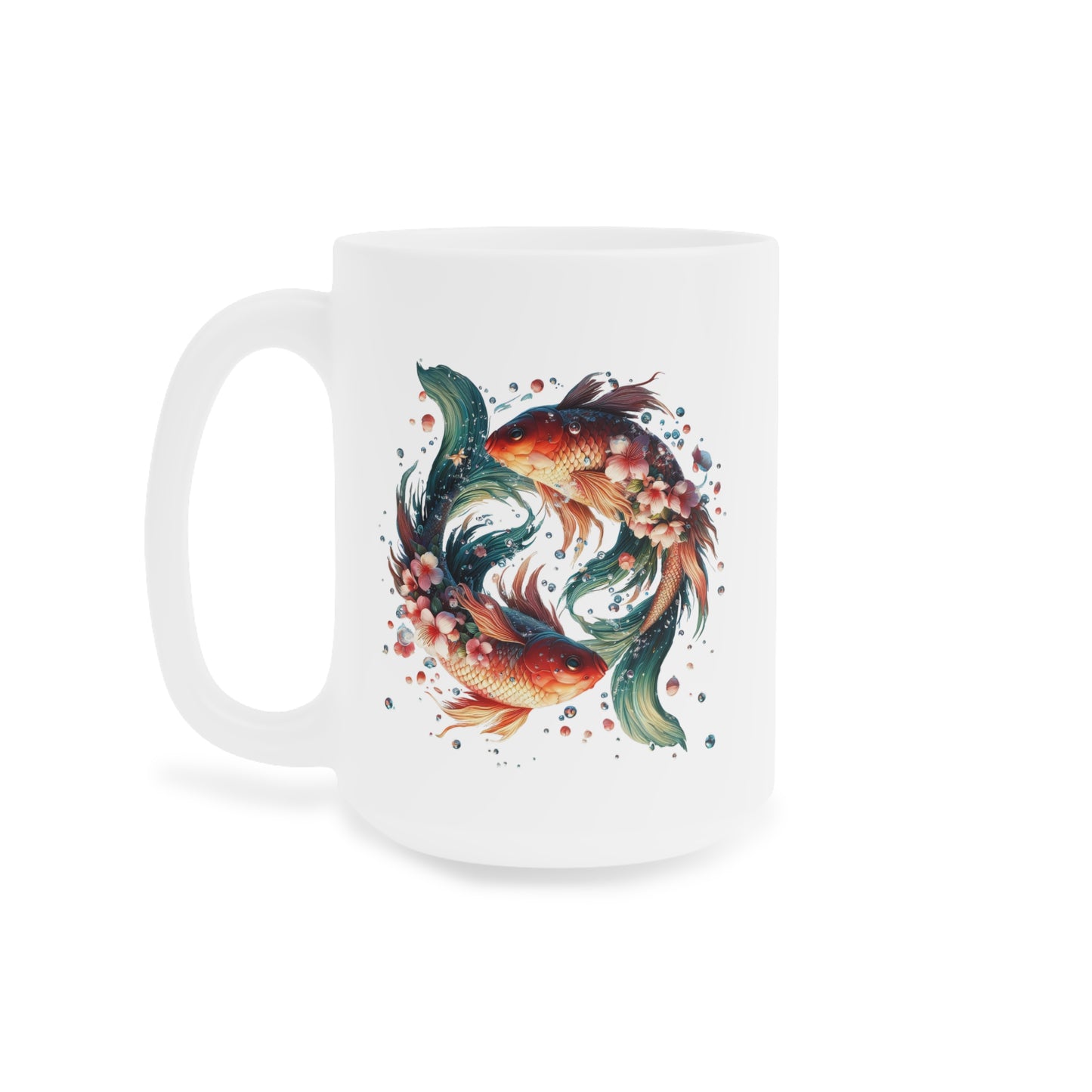 Hello Spring Floral Ceramic Mug - 11oz/15oz/20oz