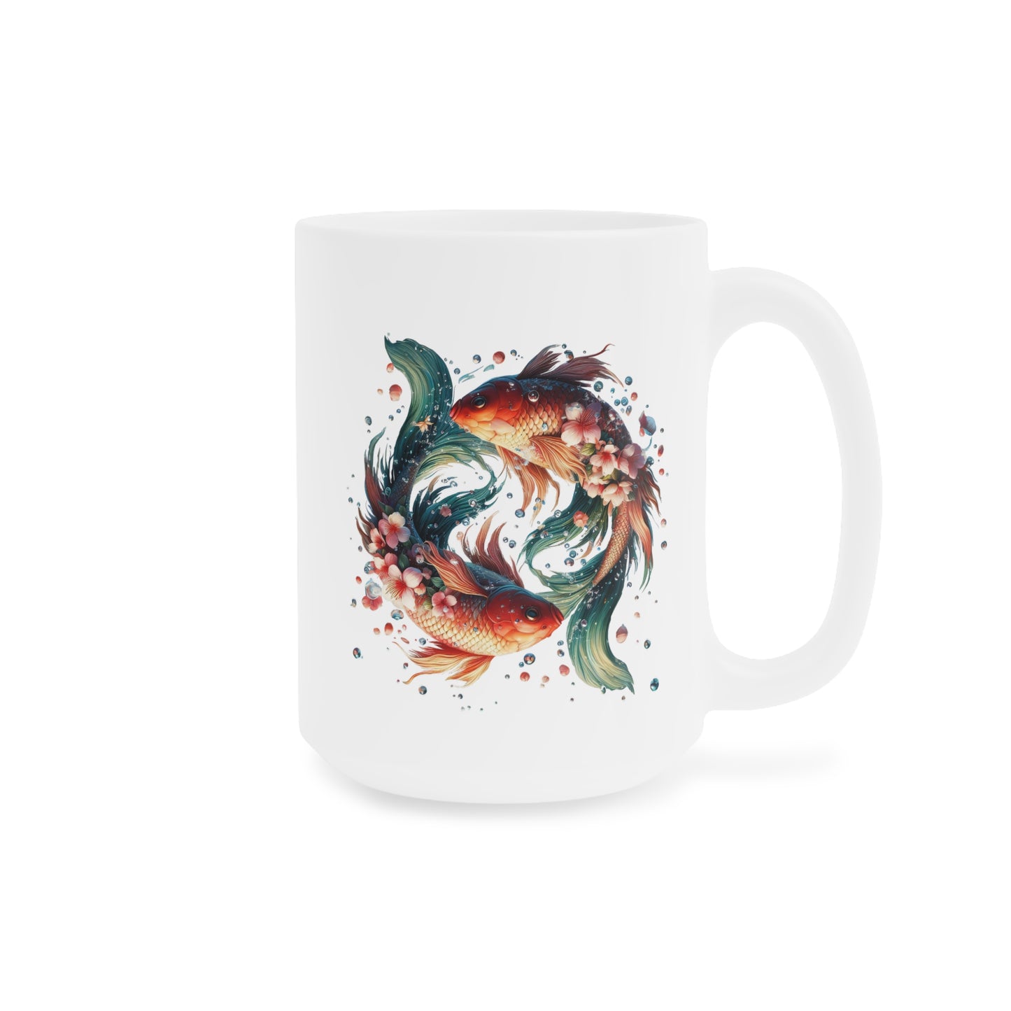 Hello Spring Floral Ceramic Mug - 11oz/15oz/20oz