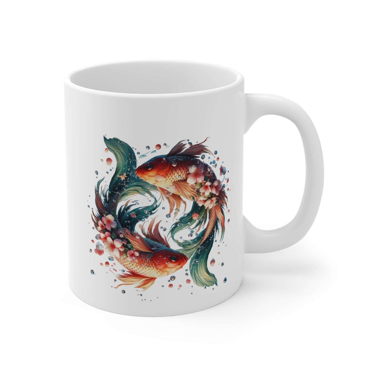 Hello Spring Floral Ceramic Mug - 11oz/15oz/20oz