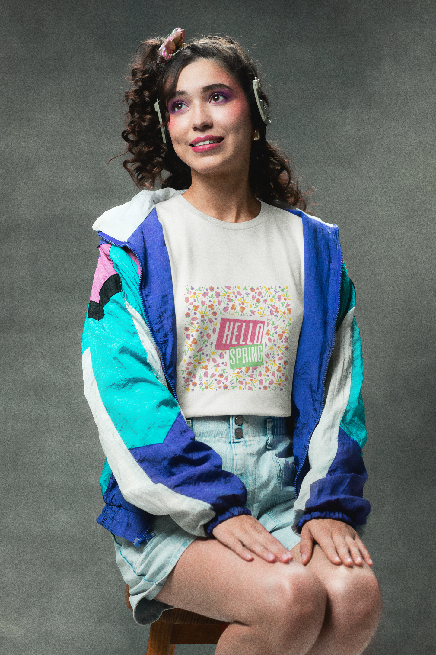 Hello Spring Teenager Tshirt - Unisex Jersey Short Sleeve Tee for Youth, Floral Youth Shirt, Gift for Teens, Spring Apparel, Teen Fashion