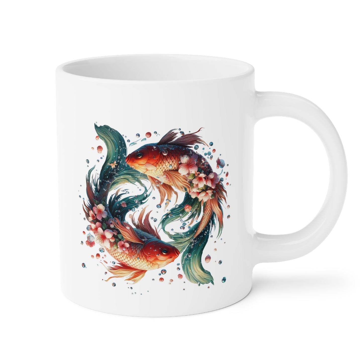 Hello Spring Floral Ceramic Mug - 11oz/15oz/20oz