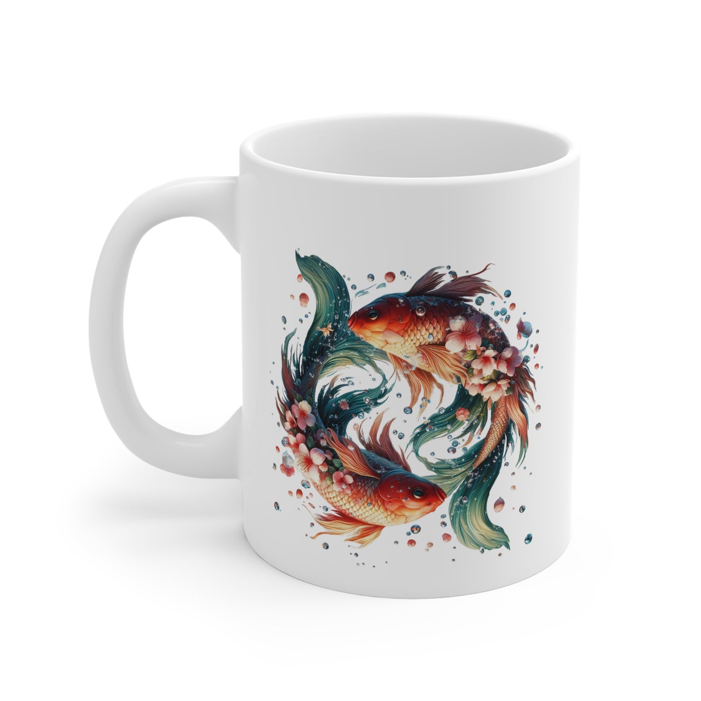 Hello Spring Floral Ceramic Mug - 11oz/15oz/20oz