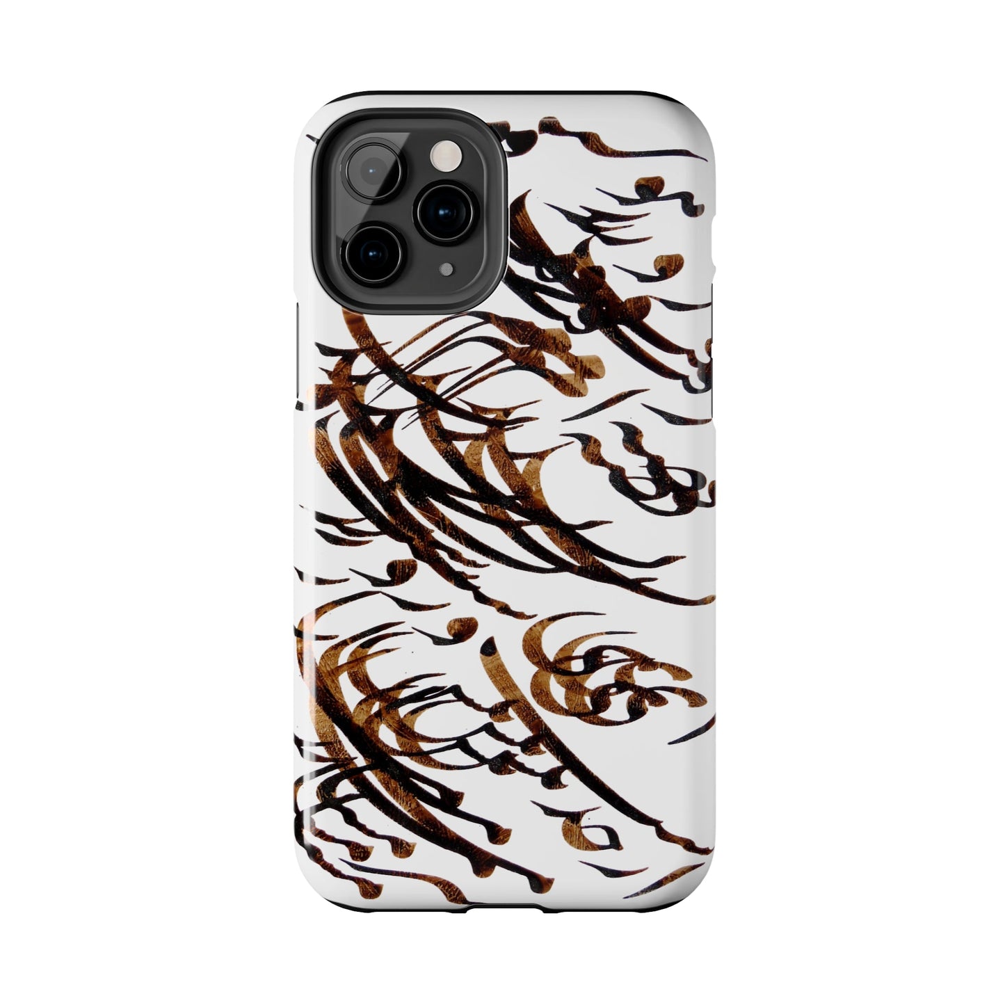 Persian calligraphy phone case, elegant design by Suleiman Miri, model C-T-16.