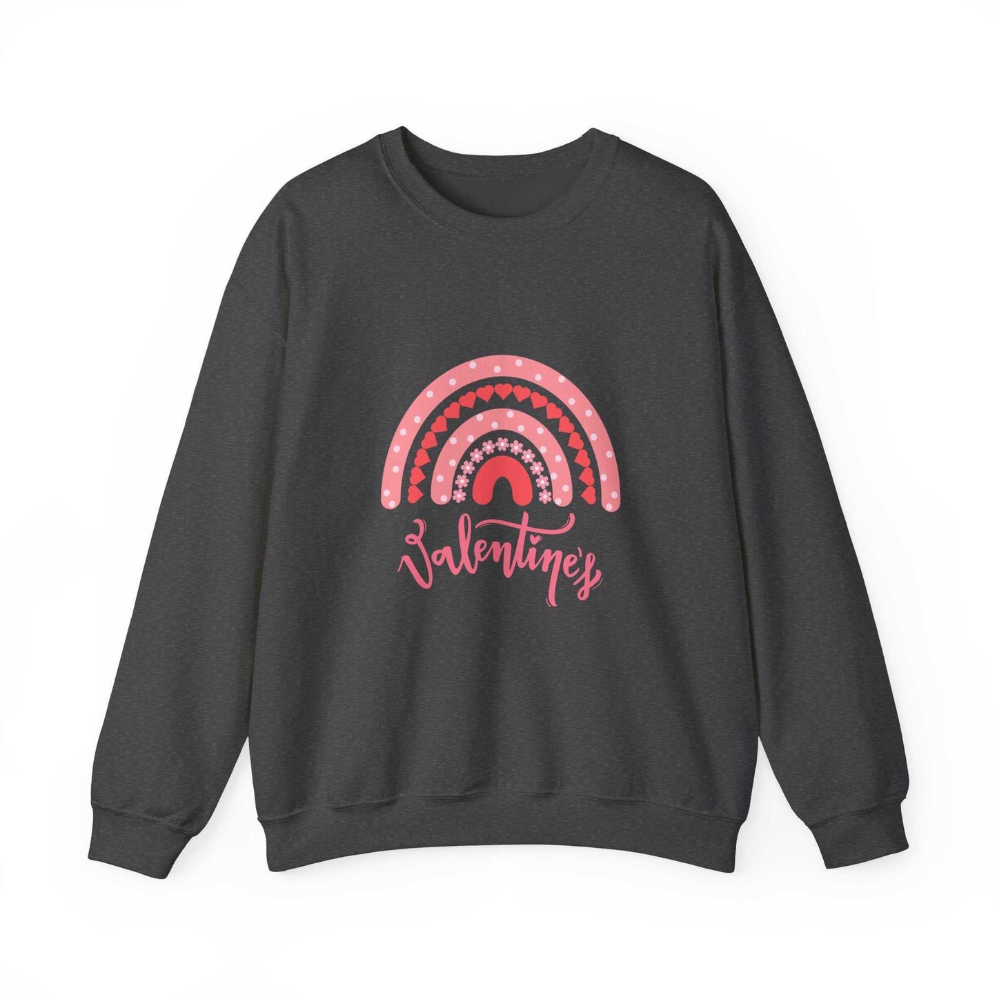 Valentine's Day gifts sweatshirt with rainbow design, perfect for wife or girlfriend.