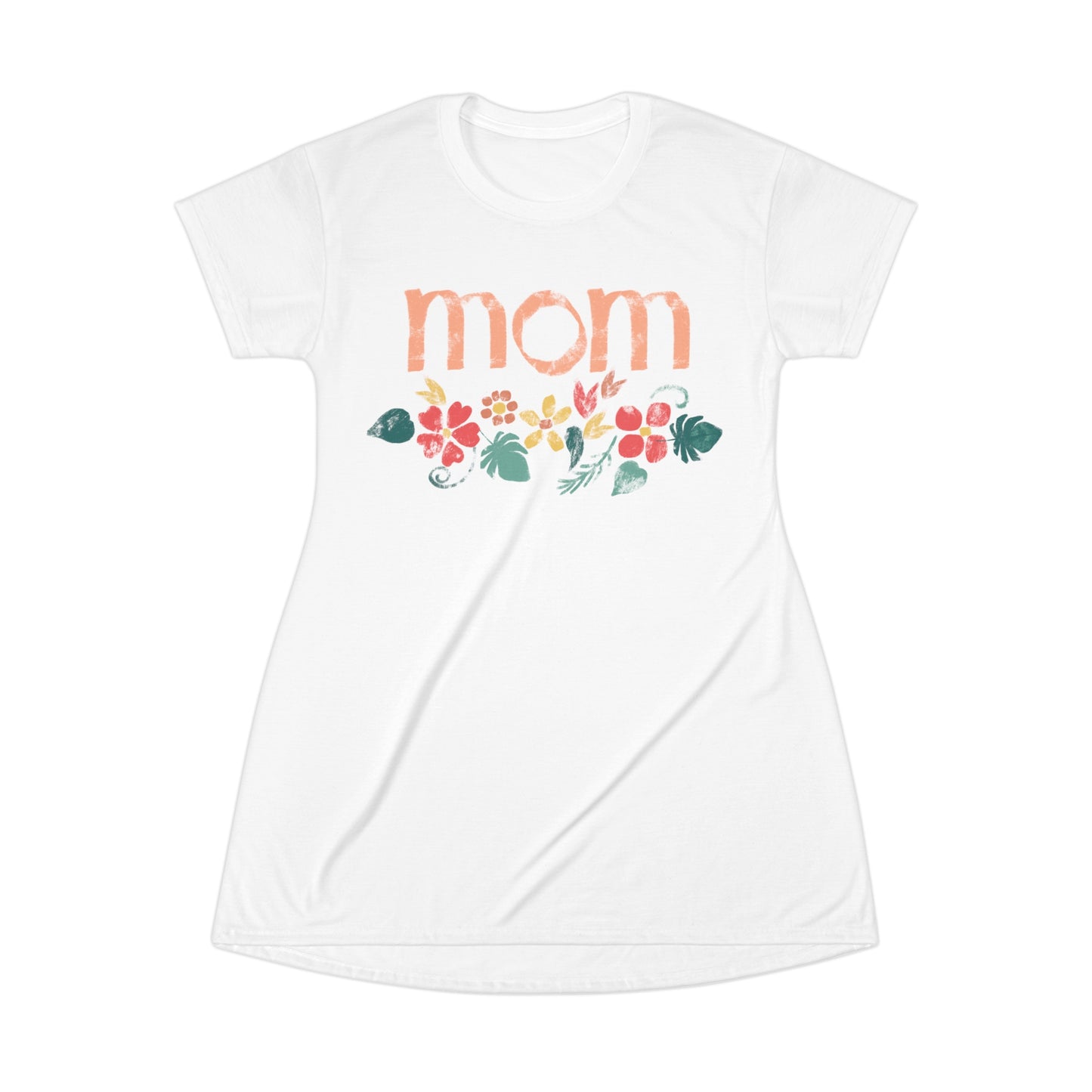 T-Shirt Dress (AOP), Model "Mom3"