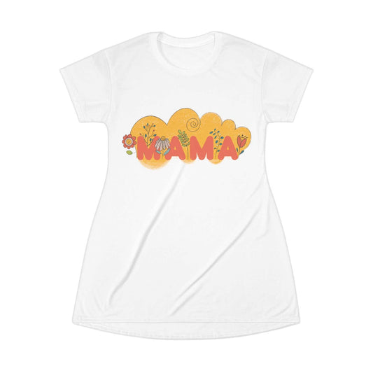 T-Shirt Dress (AOP), Model "Mom8"
