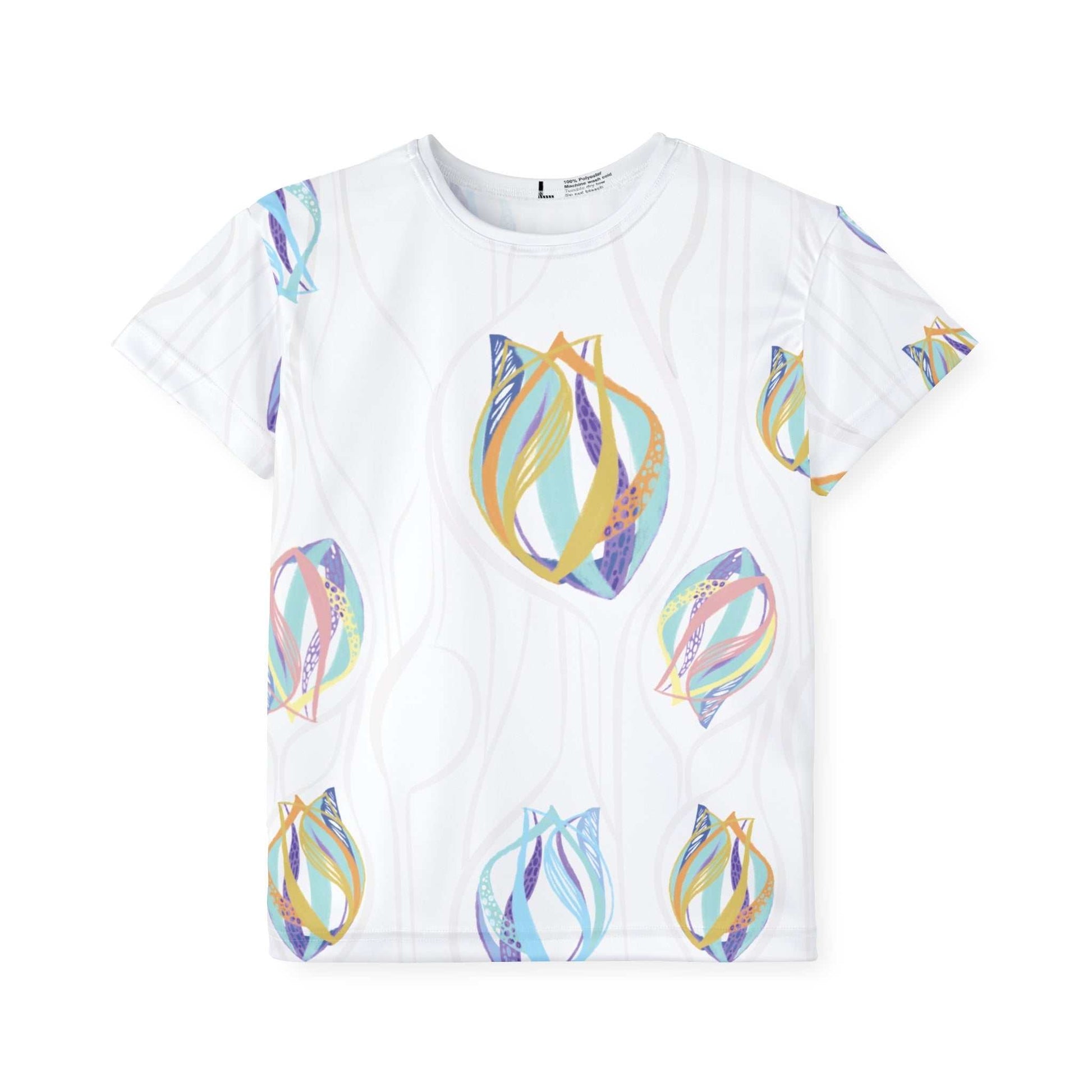 Kids Sports Jersey AOP featuring colorful, customizable design for active youngsters.