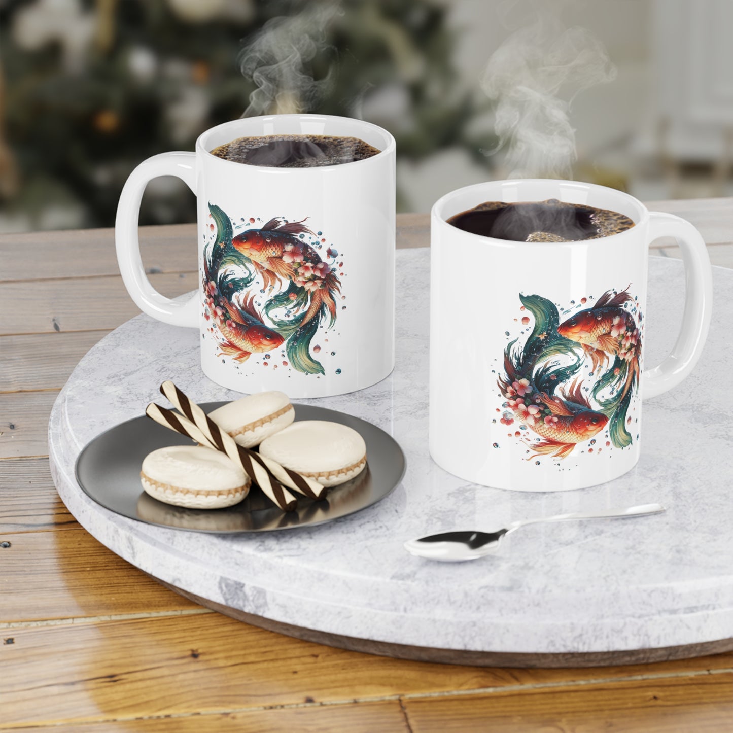 Hello Spring Floral Ceramic Mug - 11oz/15oz/20oz