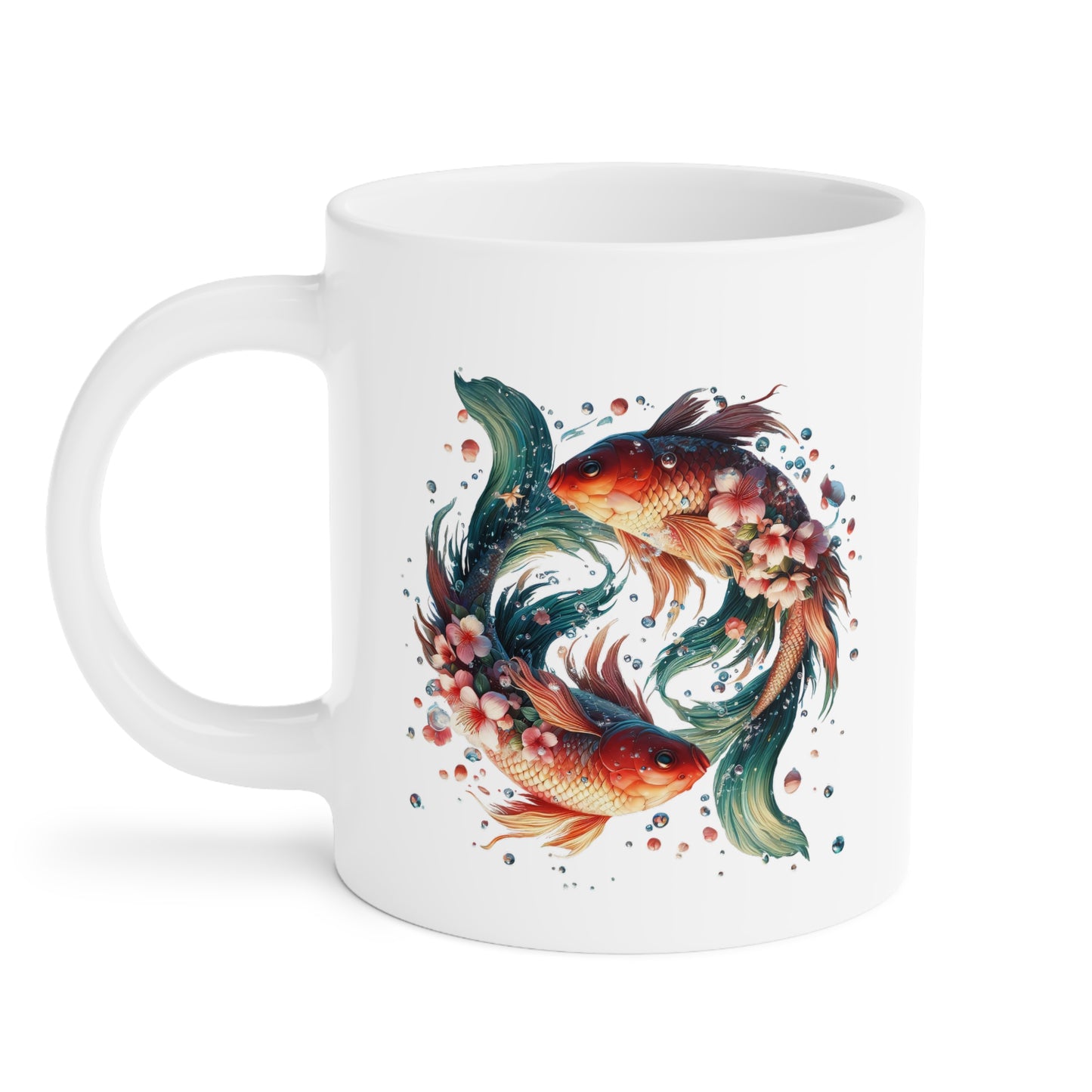 Hello Spring Floral Ceramic Mug - 11oz/15oz/20oz