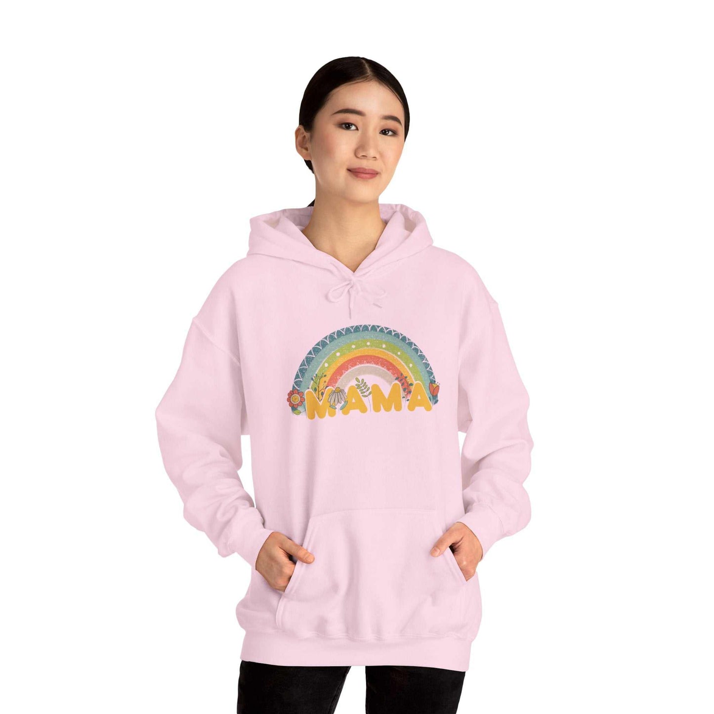 Unisex Heavy Blend™ Hooded Sweatshirt, Model "Mom7"