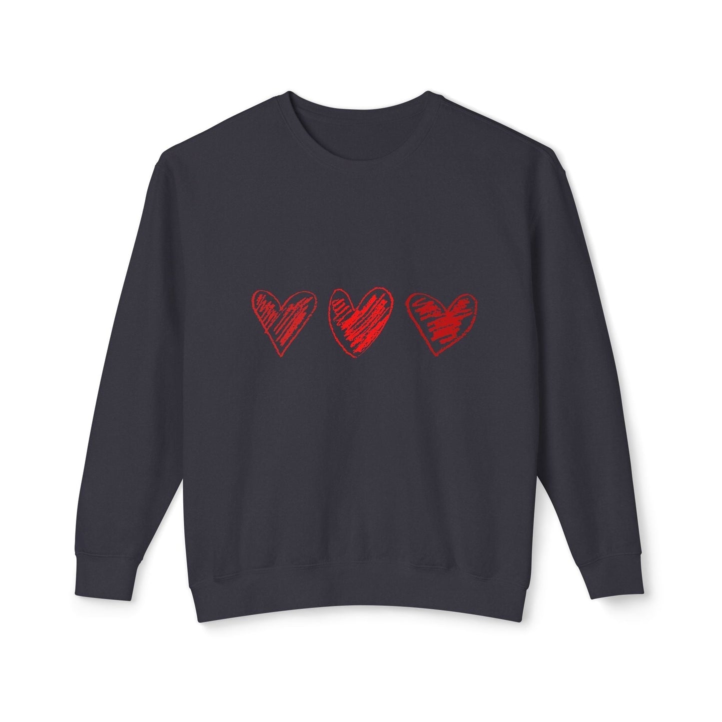 Valentine Day Sweatshirt with Heart Design, Perfect Gift for Girlfriends and Wives