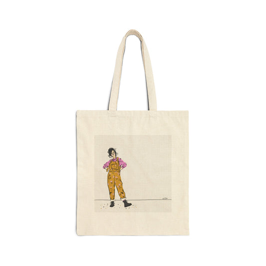 Cotton Canvas Tote Bag, Model D-5