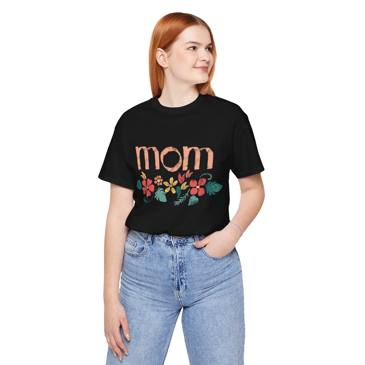 Unisex Jersey Short Sleeve Tee, Model "Mom3"