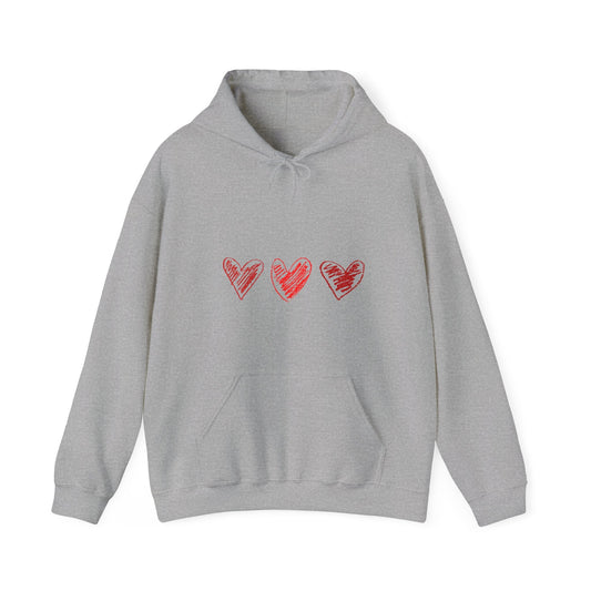 Valentine Day Shirt Gifte For Women's, Trendy Hoodie Gift For Wife, Hearts Hoodie Cute Valentine's Gift, Cuteness Gift For Her, Perfect Gift