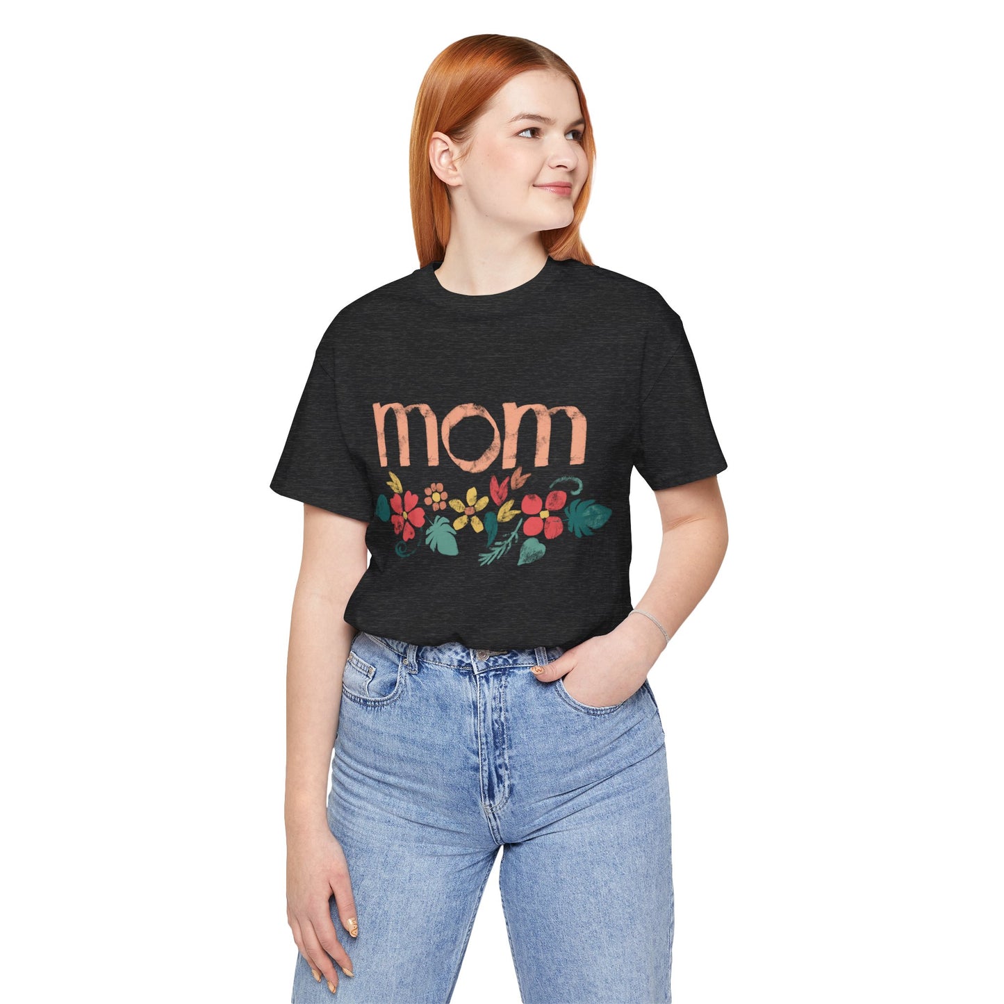 Unisex Jersey Short Sleeve Tee, Model "Mom3"