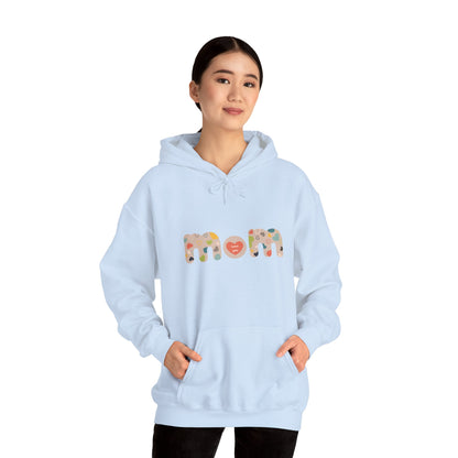 Unisex Heavy Blend™ Hooded Sweatshirt, Model "Mom6"