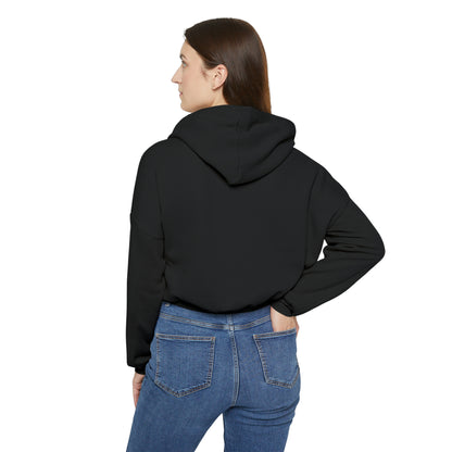 Women's Cinched Bottom Hoodie, "WOMAN"