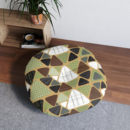 Tufted Floor Pillow, Round, MODEL B-P-18