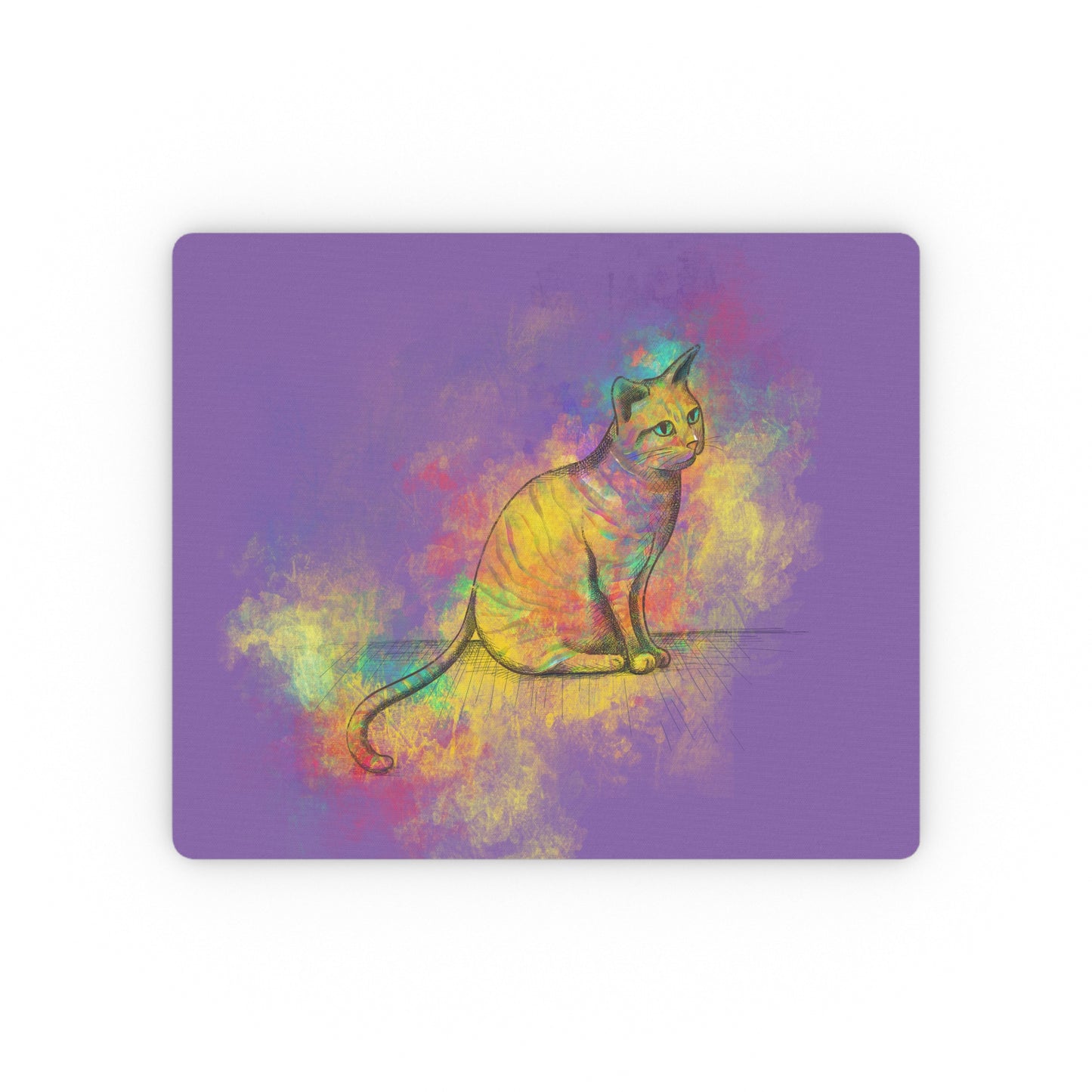 Rectangular Mouse Pad model "Pishi" perple