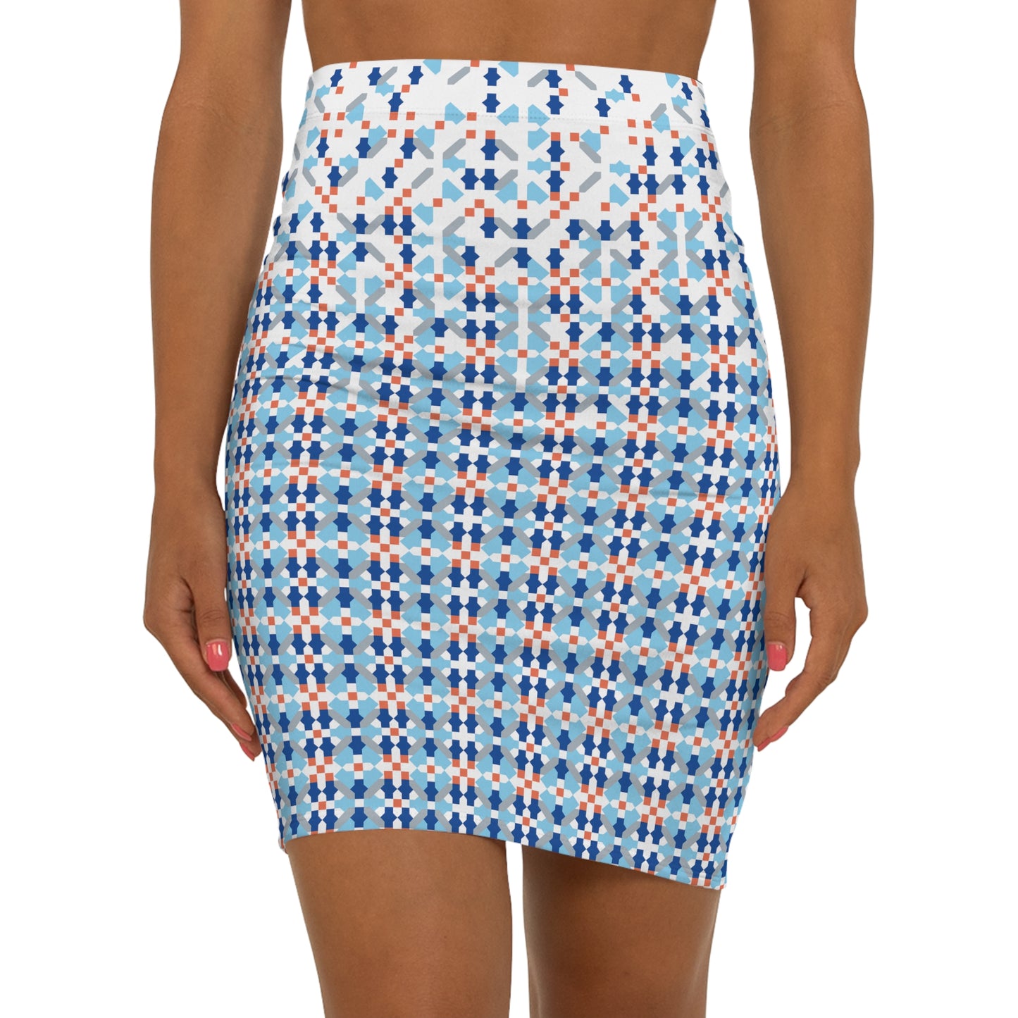 Copy of Women's Mid-Waist Pencil Skirt (AOP), Model B-P-26