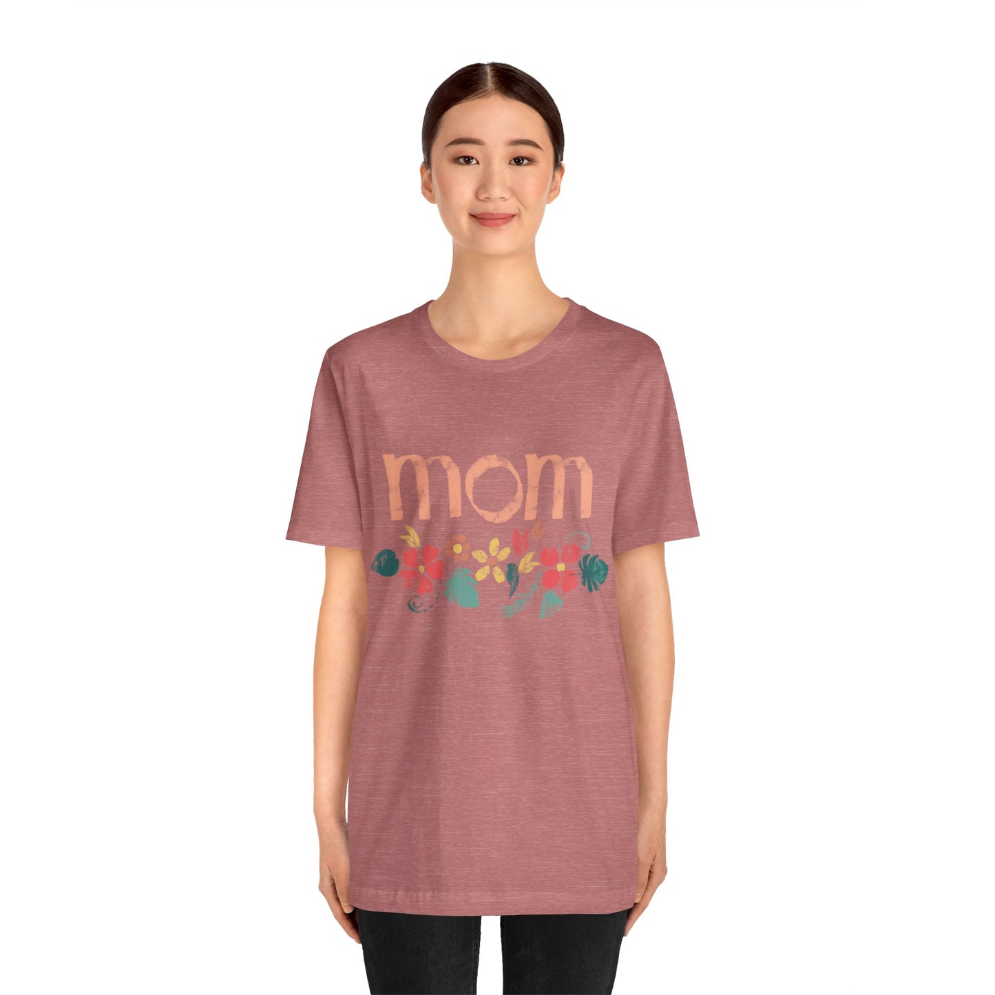 Unisex Jersey Short Sleeve Tee, Model "Mom3"