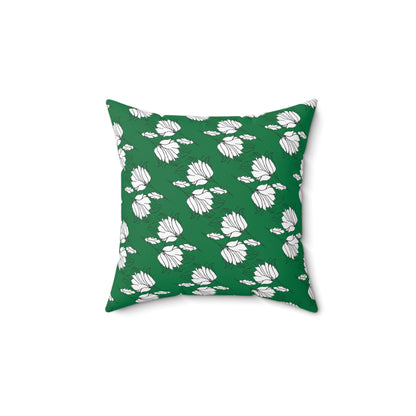 Spun Polyester Square Pillow, MODEL B-P-34 green