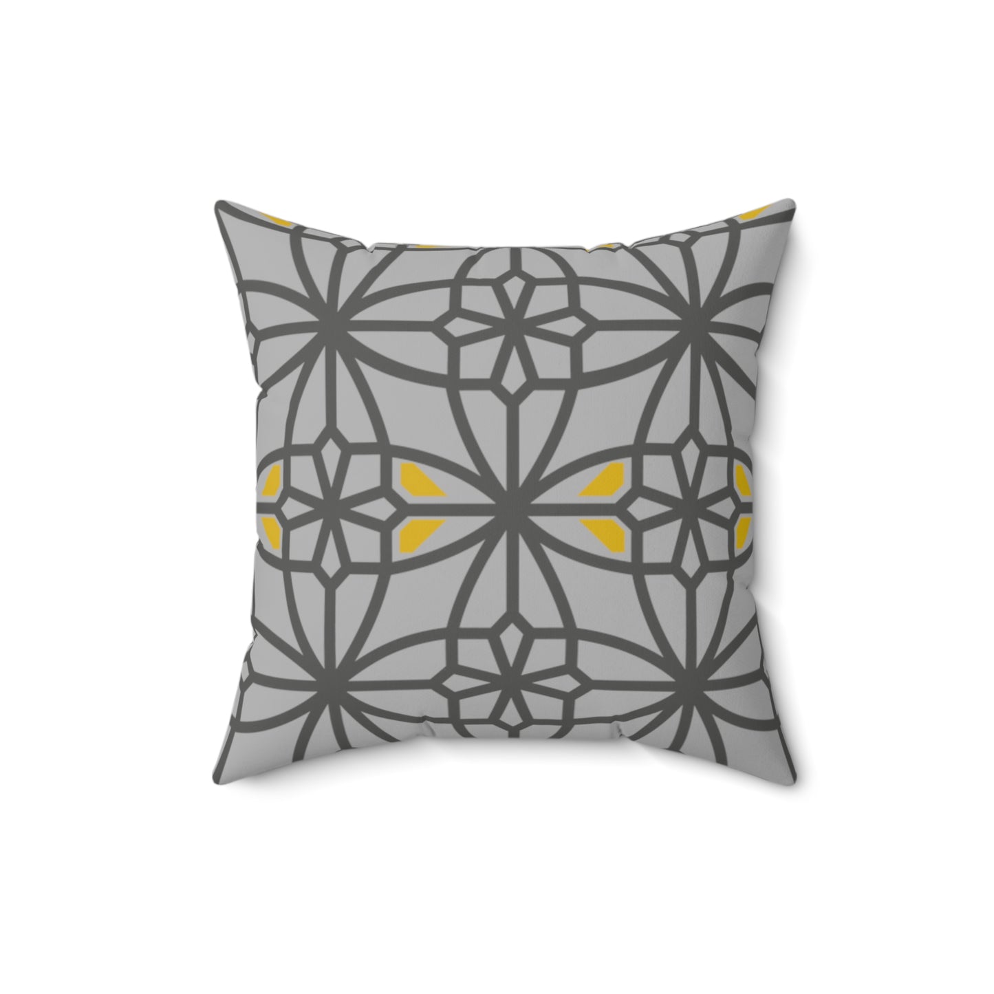 Spun Polyester Square Pillow, MODEL B-P-30 GRAY