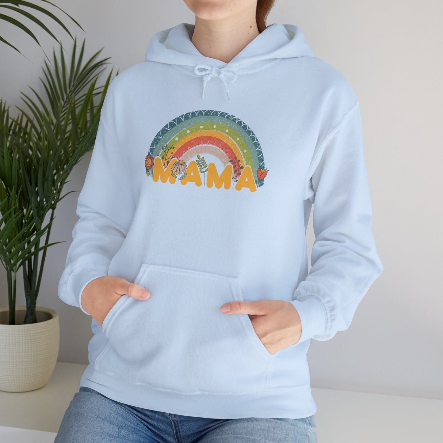 Unisex Heavy Blend™ Hooded Sweatshirt, Model "Mom7"