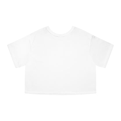 Champion Women's Heritage Cropped T-Shirt. Model D-5