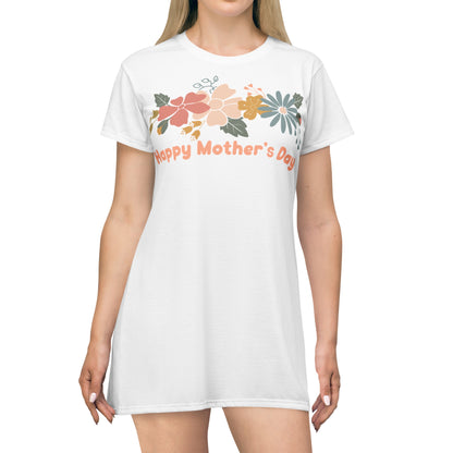 T-Shirt Dress (AOP), Model "Mom5"