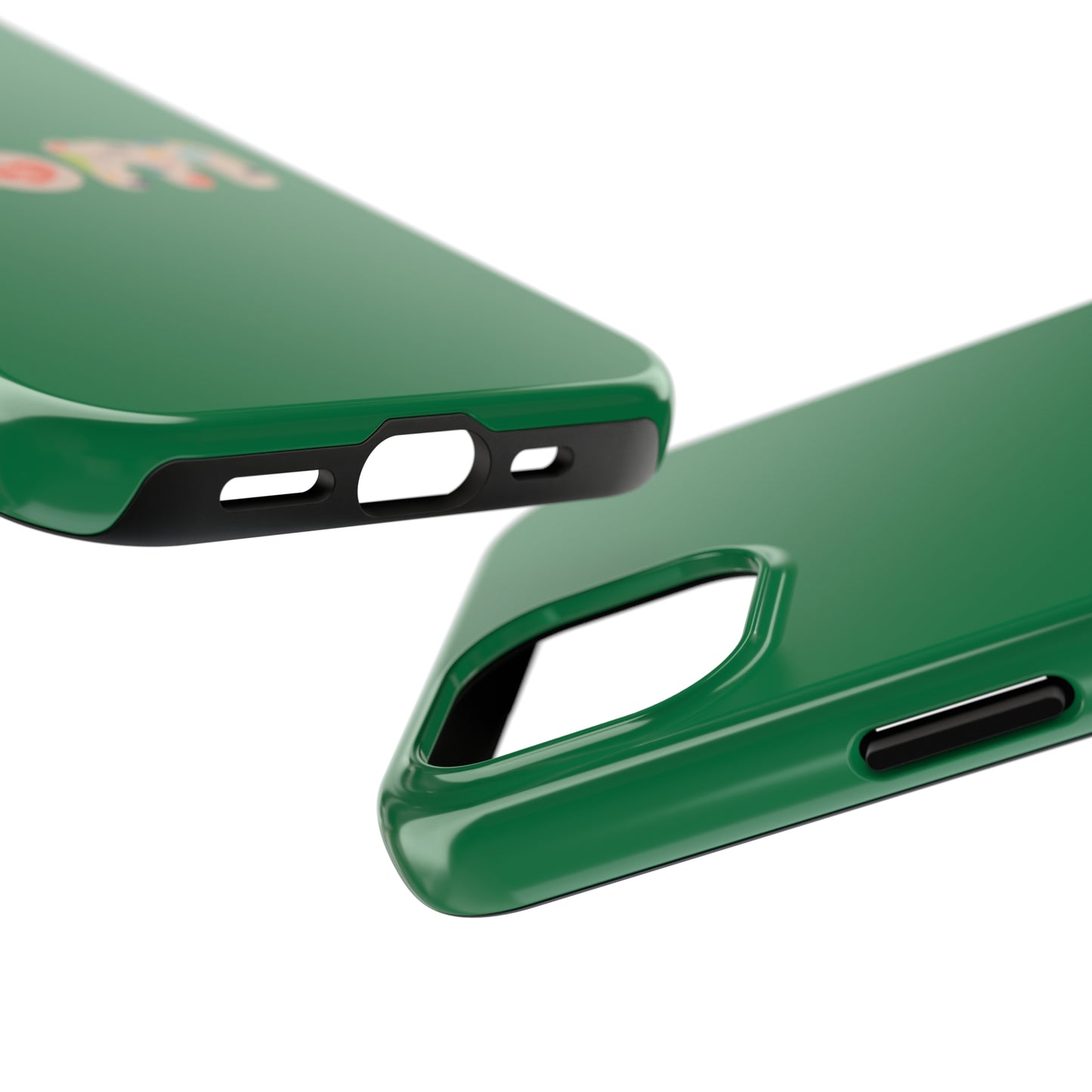 Tough Phone Cases, "Mom6" Green