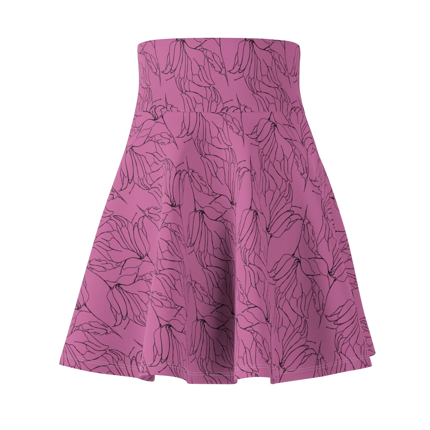 Women's Skater Skirt, MODEL B-P-9 PINK