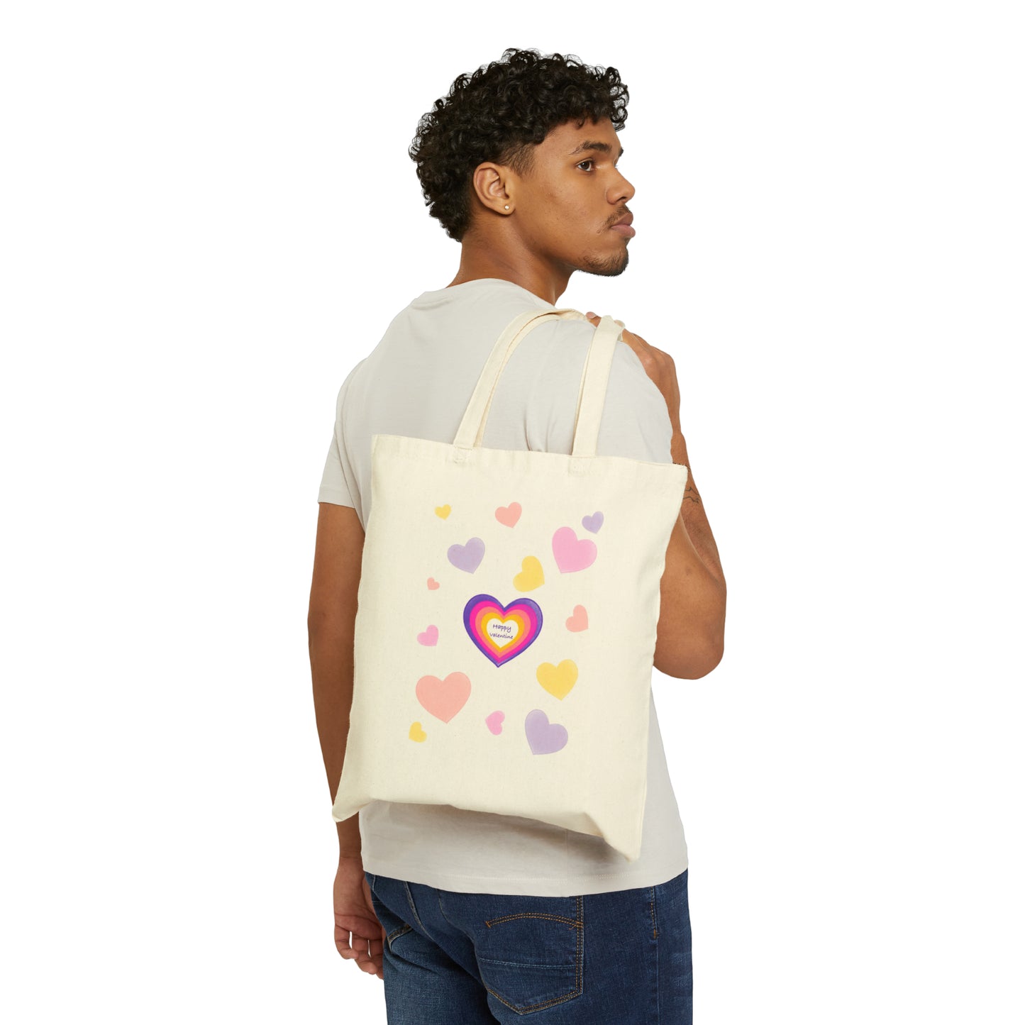 Cotton Canvas Tote Bag, Model "Hurts2"