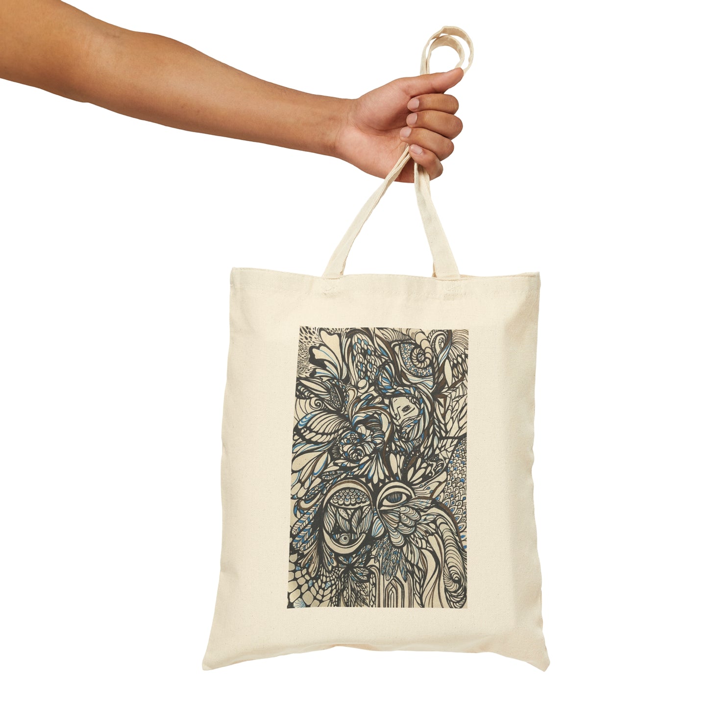 Cotton Canvas Tote Bag, Model B-S-5