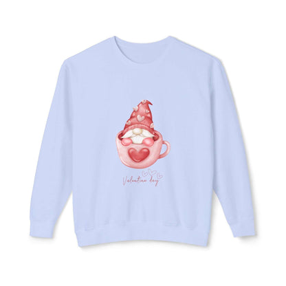 Girlfriend sweatshirt with cute gnomes design, perfect Valentine's Day gift for women.