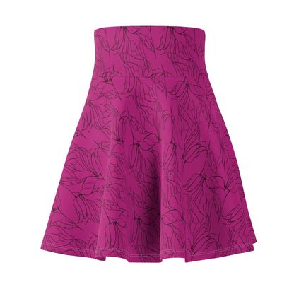 Women's Skater Skirt, MODEL B-P-9 VIOLET