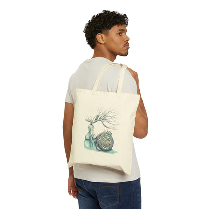 Cotton Canvas Tote Bag, Model "Zemeston"