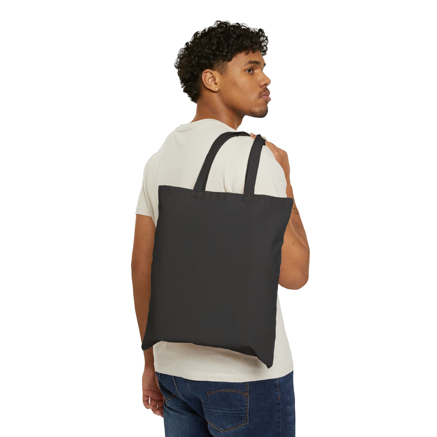 Cotton Canvas Tote Bag, Model "Zemeston"