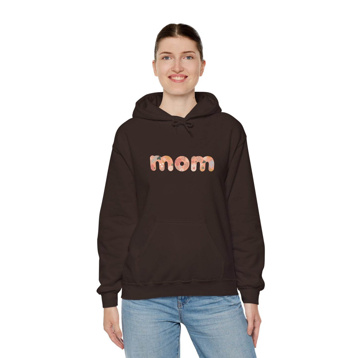 Unisex Heavy Blend™ Hooded Sweatshirt, Model "Mom2"