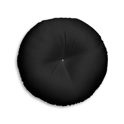 Tufted Floor Pillow, Round "SHUGA"