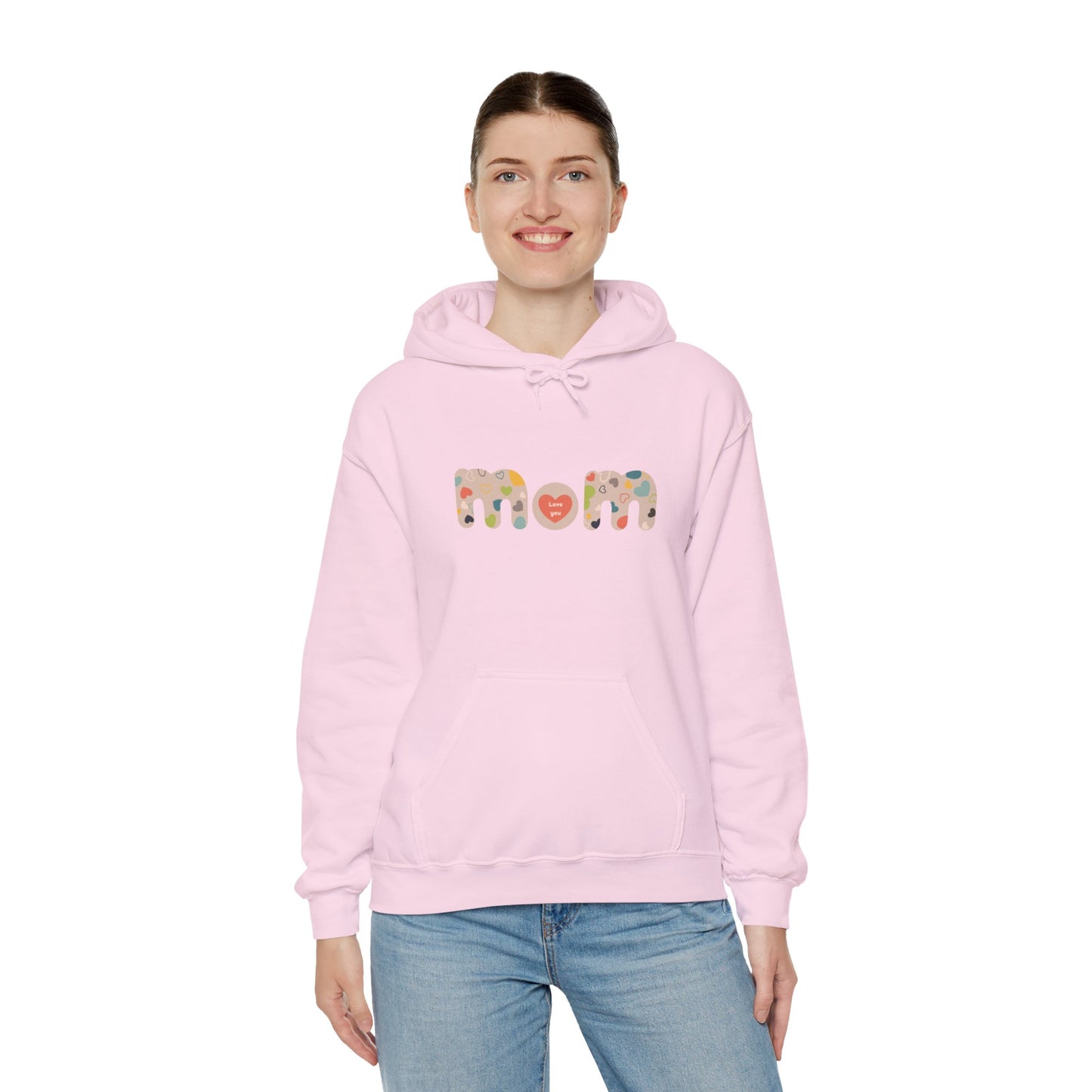 Unisex Heavy Blend™ Hooded Sweatshirt, Model "Mom6"