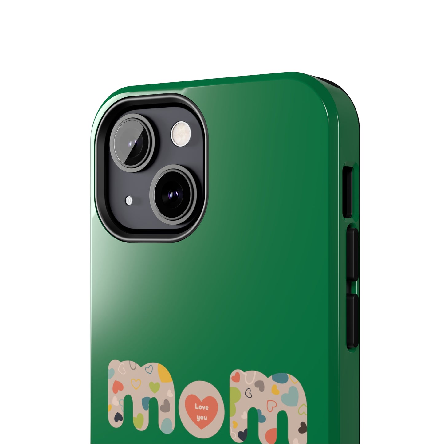 Tough Phone Cases, "Mom6" Green