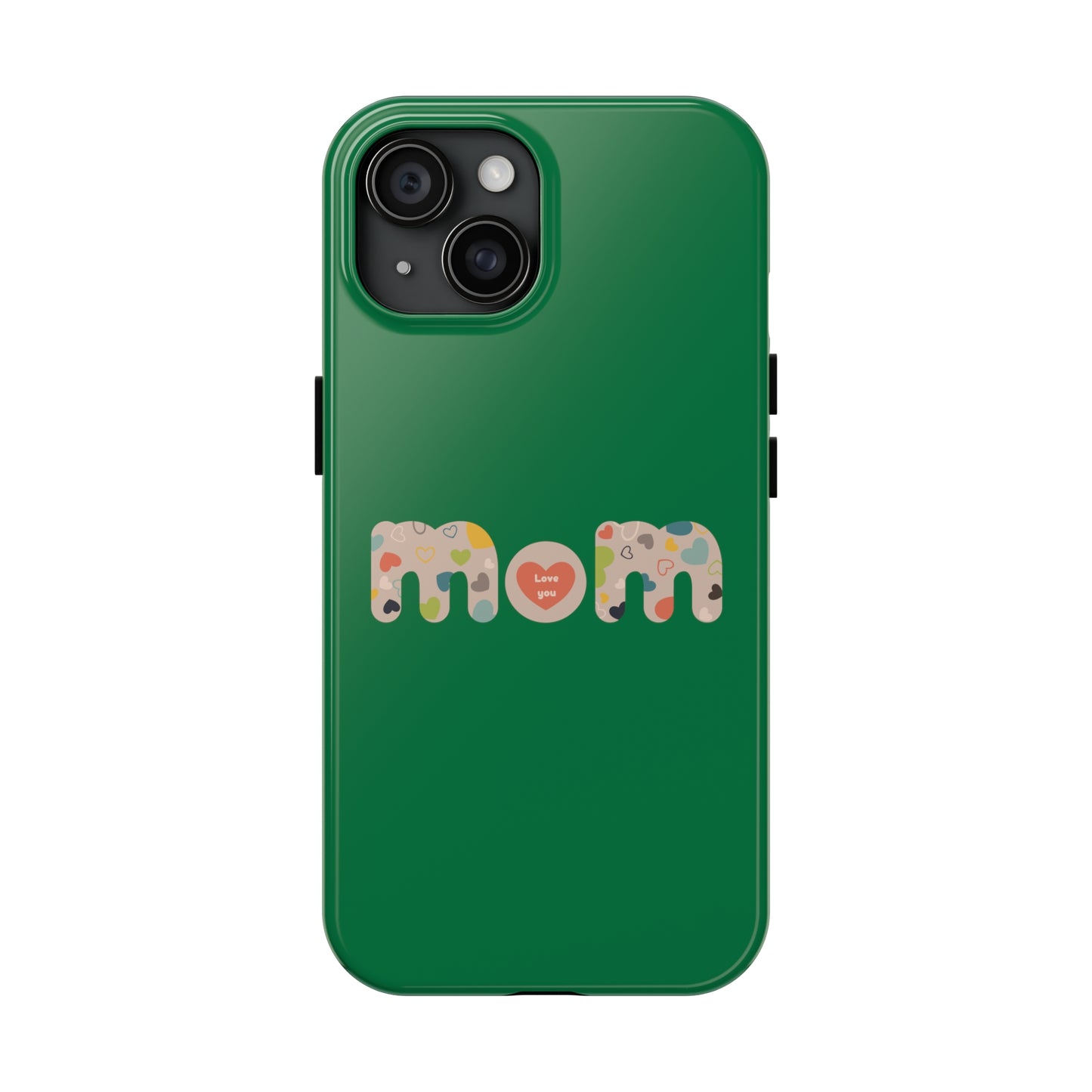 Tough Phone Cases, "Mom6" Green