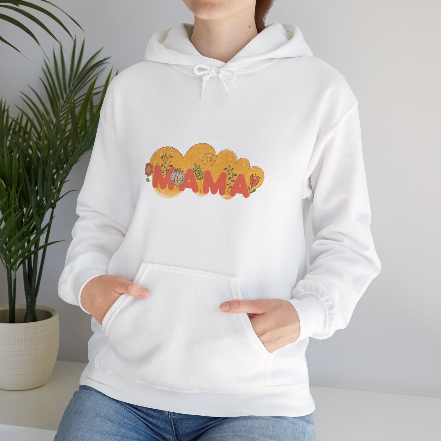 Unisex Heavy Blend™ Hooded Sweatshirt, Model "Mom8"