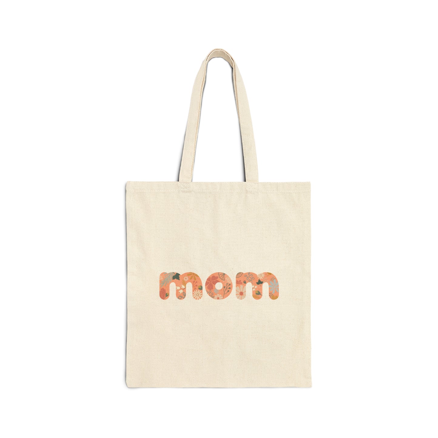 Cotton Canvas Tote Bag, Model "Mom2"