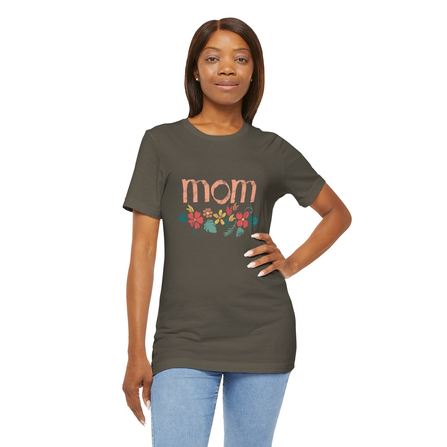 Unisex Jersey Short Sleeve Tee, Model "Mom3"